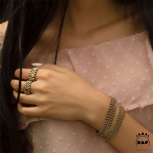 دستبند طلا زنانه رولکس   WD166Z
